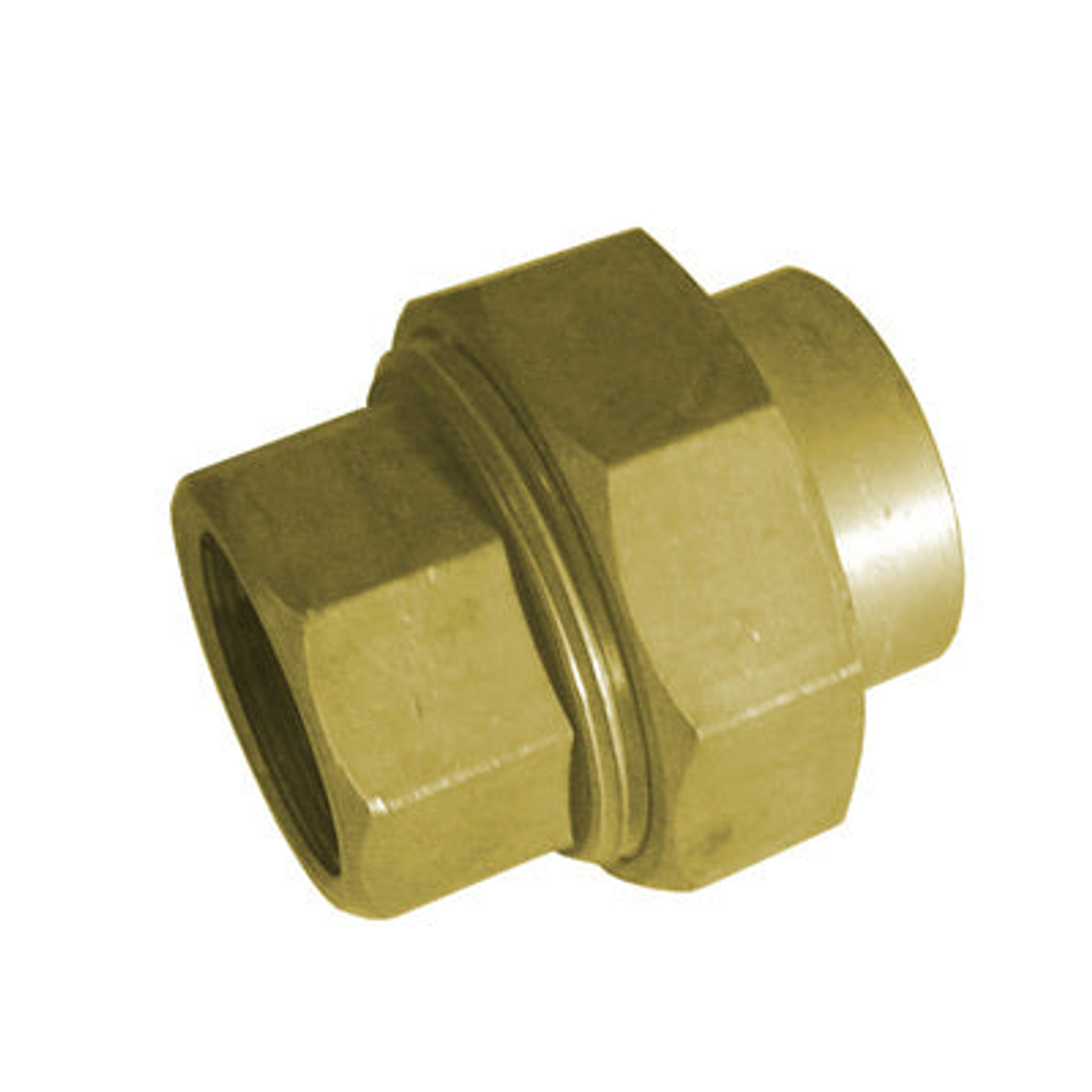 BRASS BARREL UNION *MF* 20MM CHROME PLATED