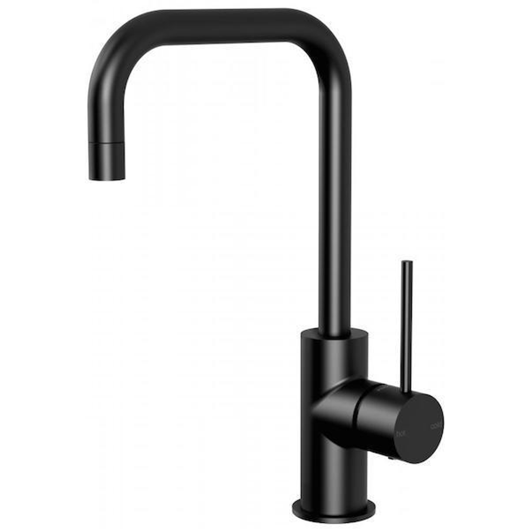 Phoenix Vivid Slimline Side Lever Sink Mixer 160mm Squareline-Matte Black