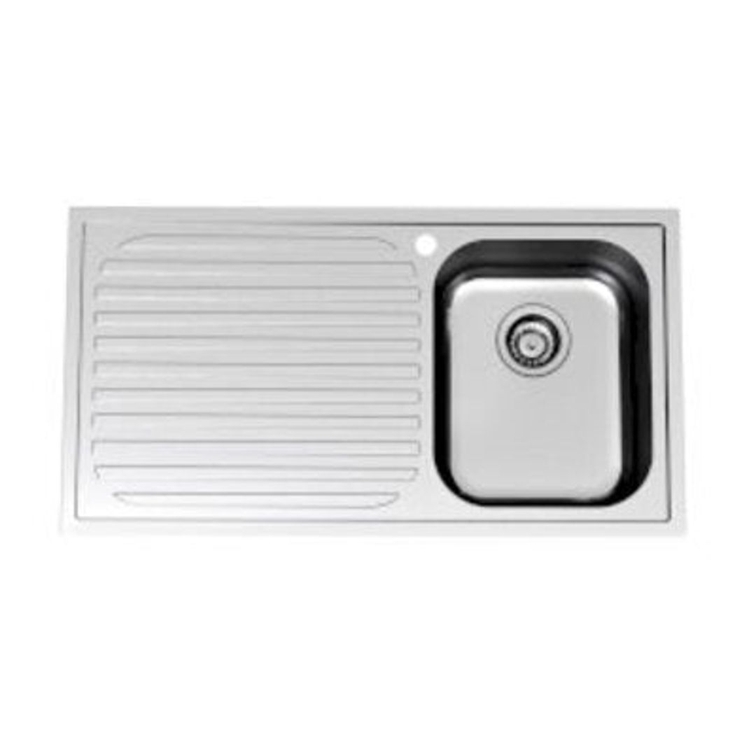 Clark Monaco Single End Bowl 1 Tap Hole Right Hand