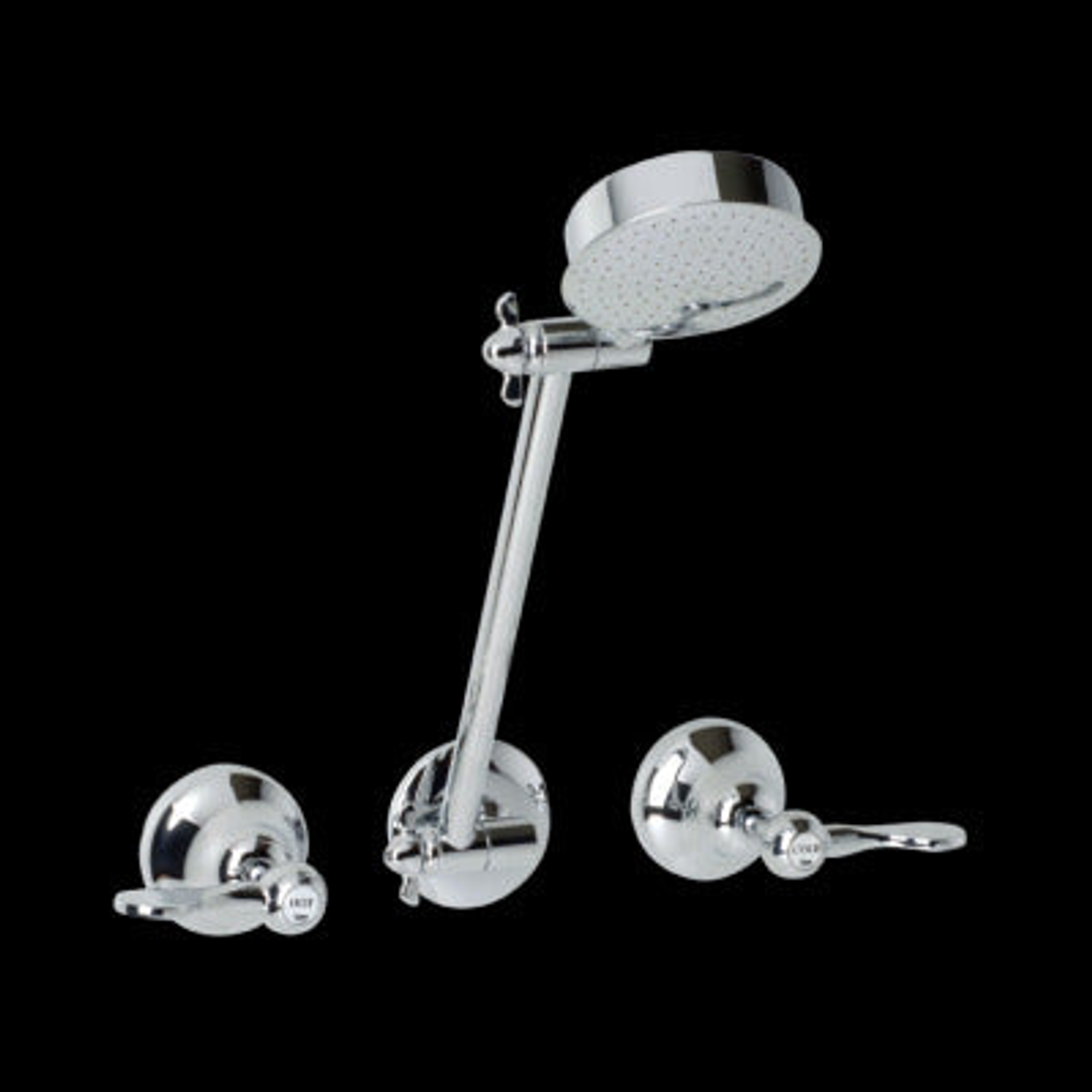 Ram Merino Flared Lever 1/4 Turn Cd Shower Set Chrome