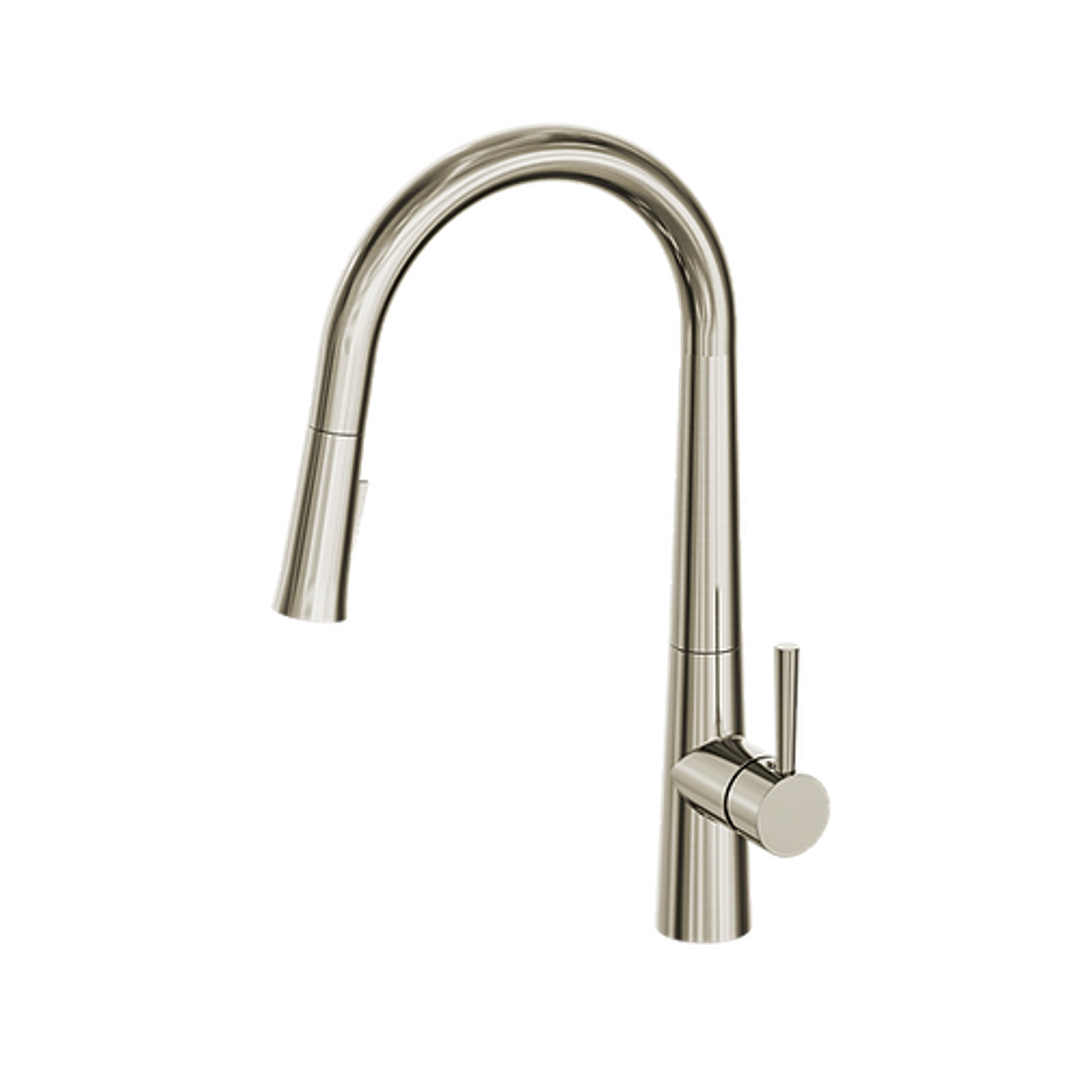 Enhance Nobel Plus Pull Down Sink Mixer Pin Lever Brushed Nickel