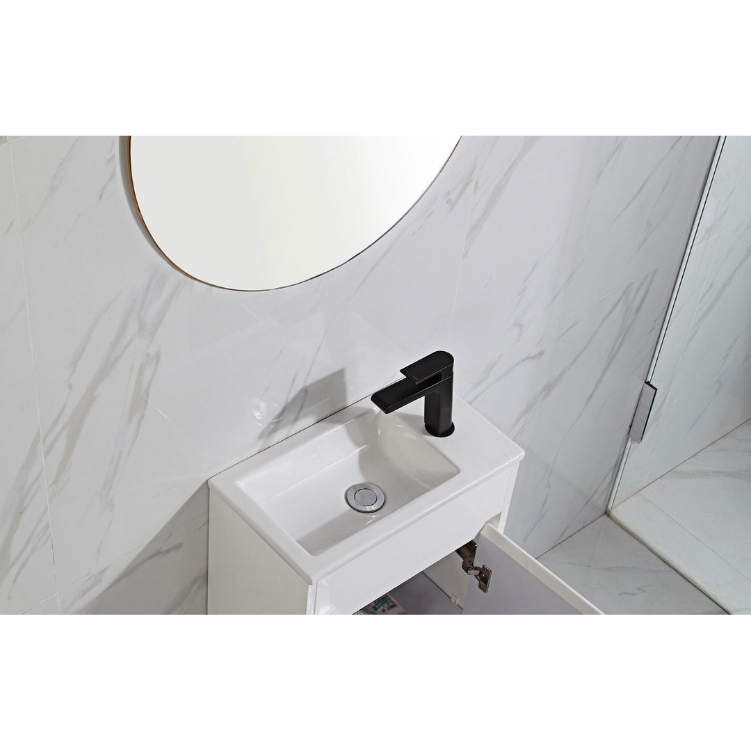 Aulic Brant Wall Hung Finger Pull Cabinet Only 445X255X540mm