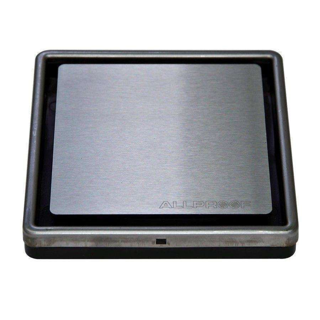 Allproof Elegance 100mm Cyclone S/S 7 Plate Floor Grate