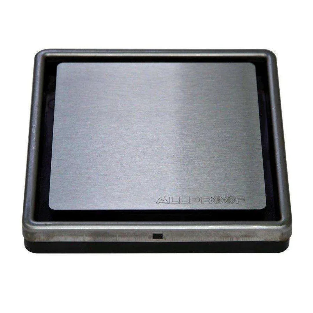Allproof Elegance 100mm Cyclone S/S 7 Plate Floor Grate - Burdens Plumbing