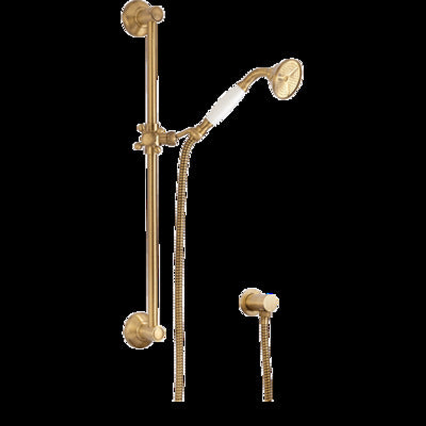 Provincial Shower On Rail Bronze