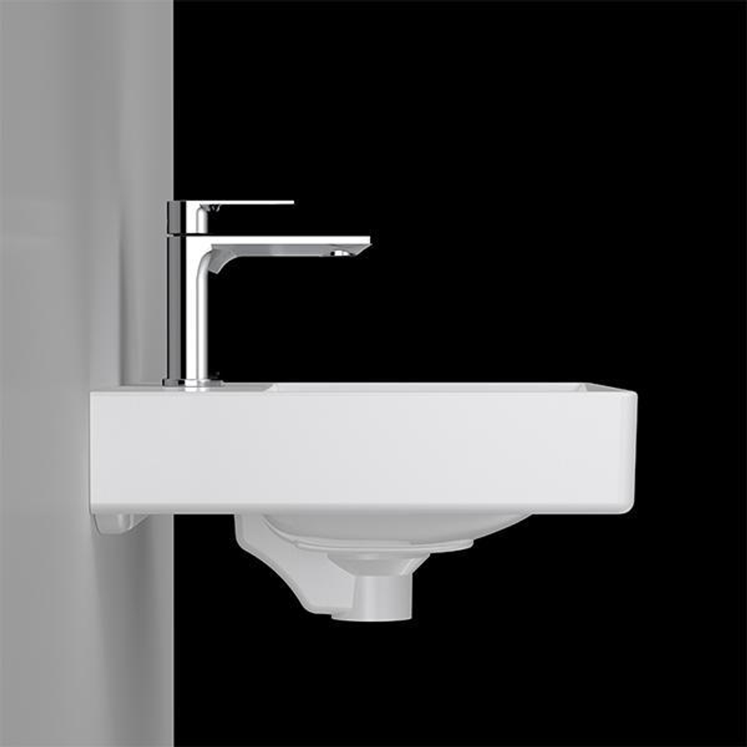 Caroma Urbane II Wall Basin 1 Tap Hole White