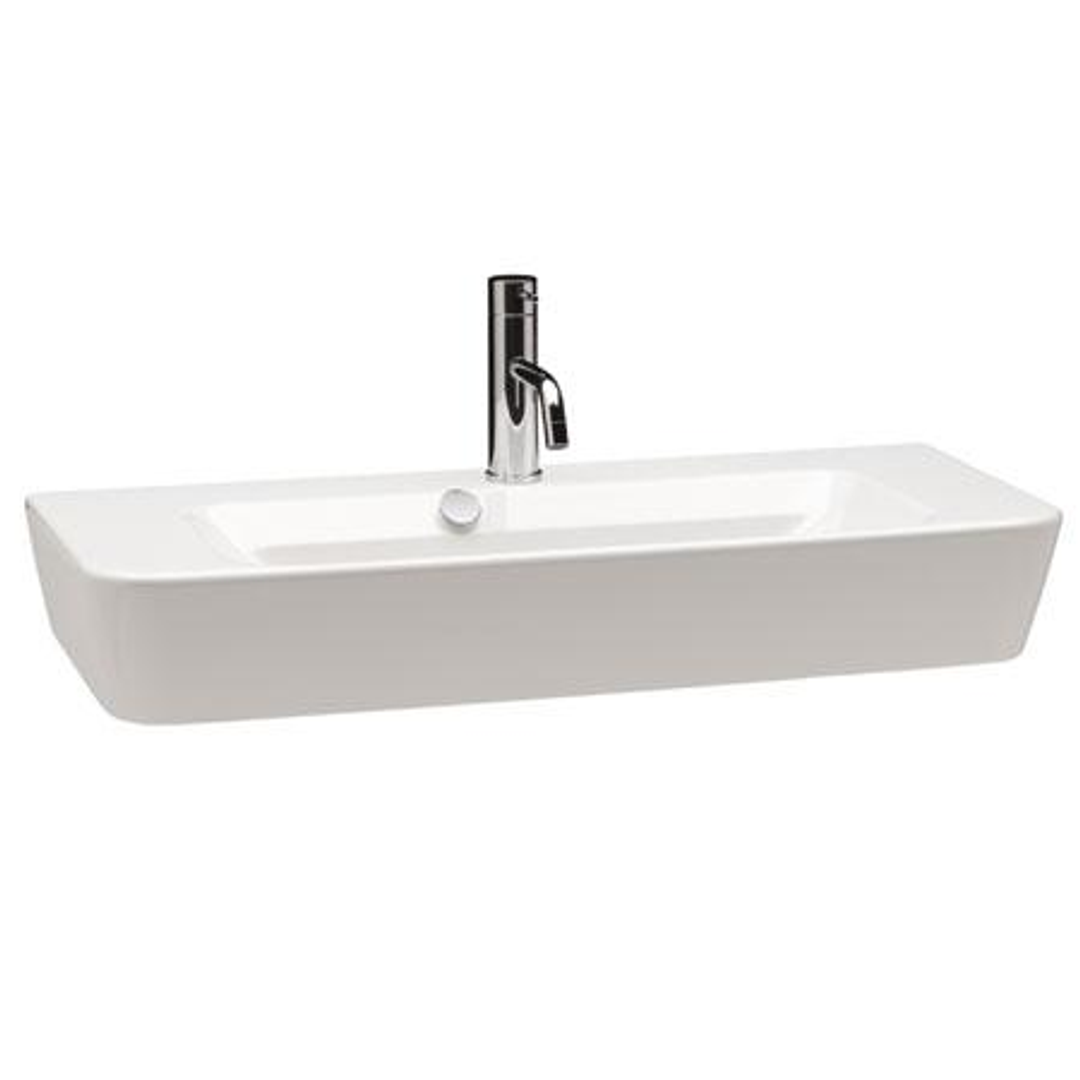 Emma Square Wall Basin 80X35 Centred With Waste 1 Tap Hole