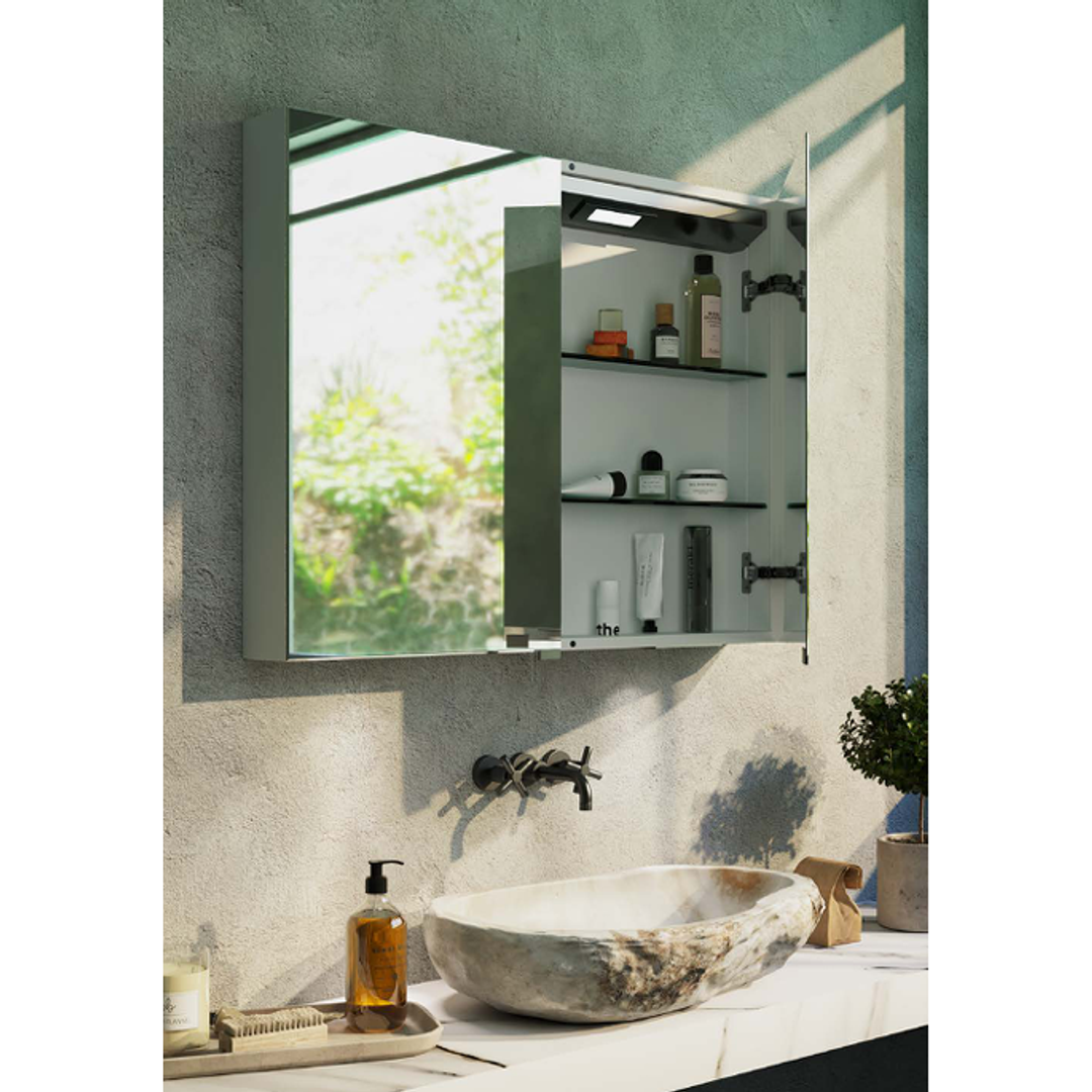 Belbagno Led 900mm Mirror Cabinet 900 X 112 X 700 Spc-2-900-II