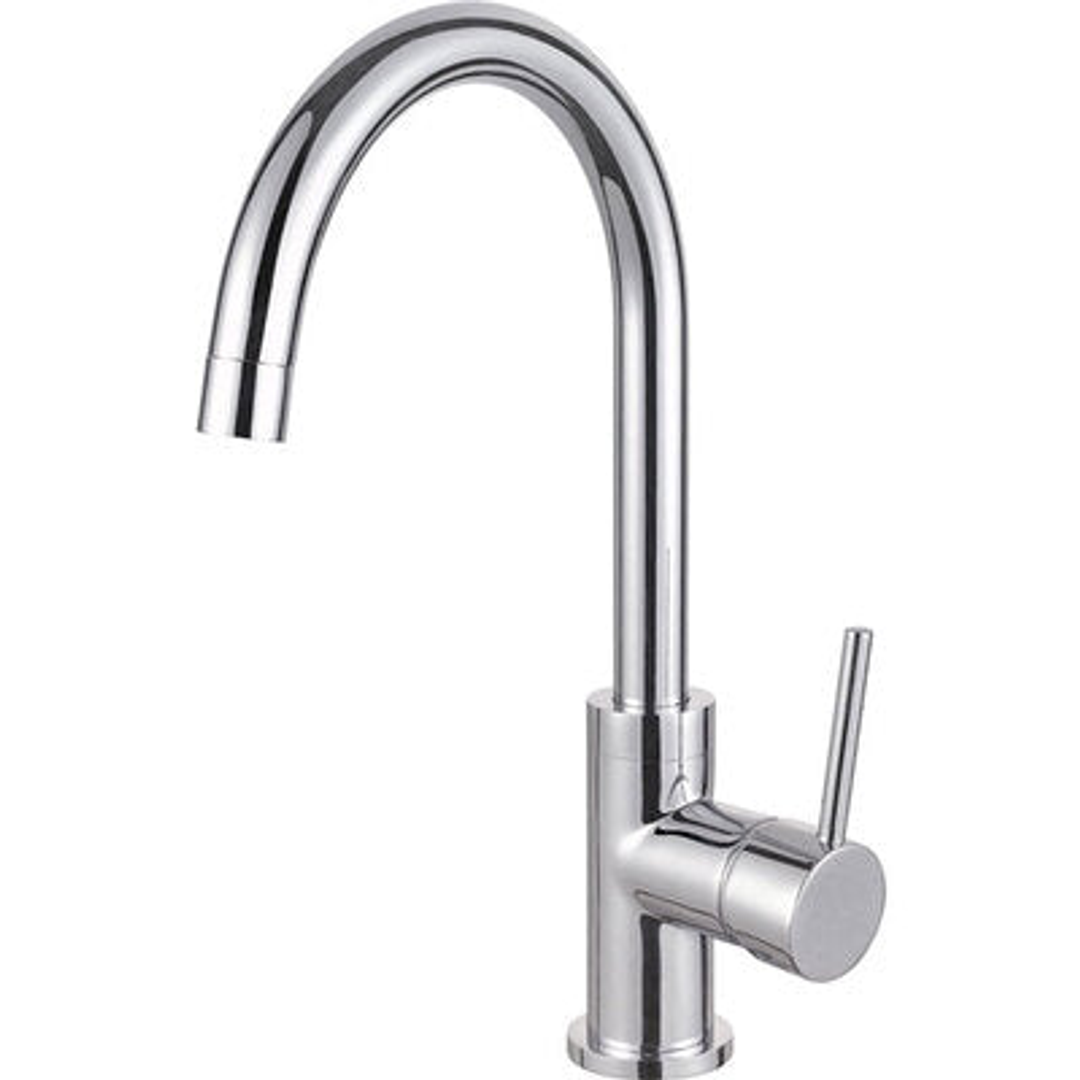 Isabella Gooseneck Sink Mixer C/P