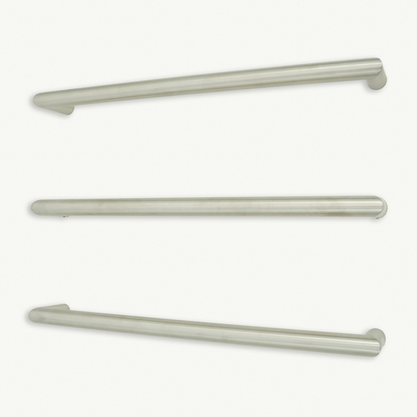 Radiant Heated Single Towel Rail 650 X 90 Brushed S/S