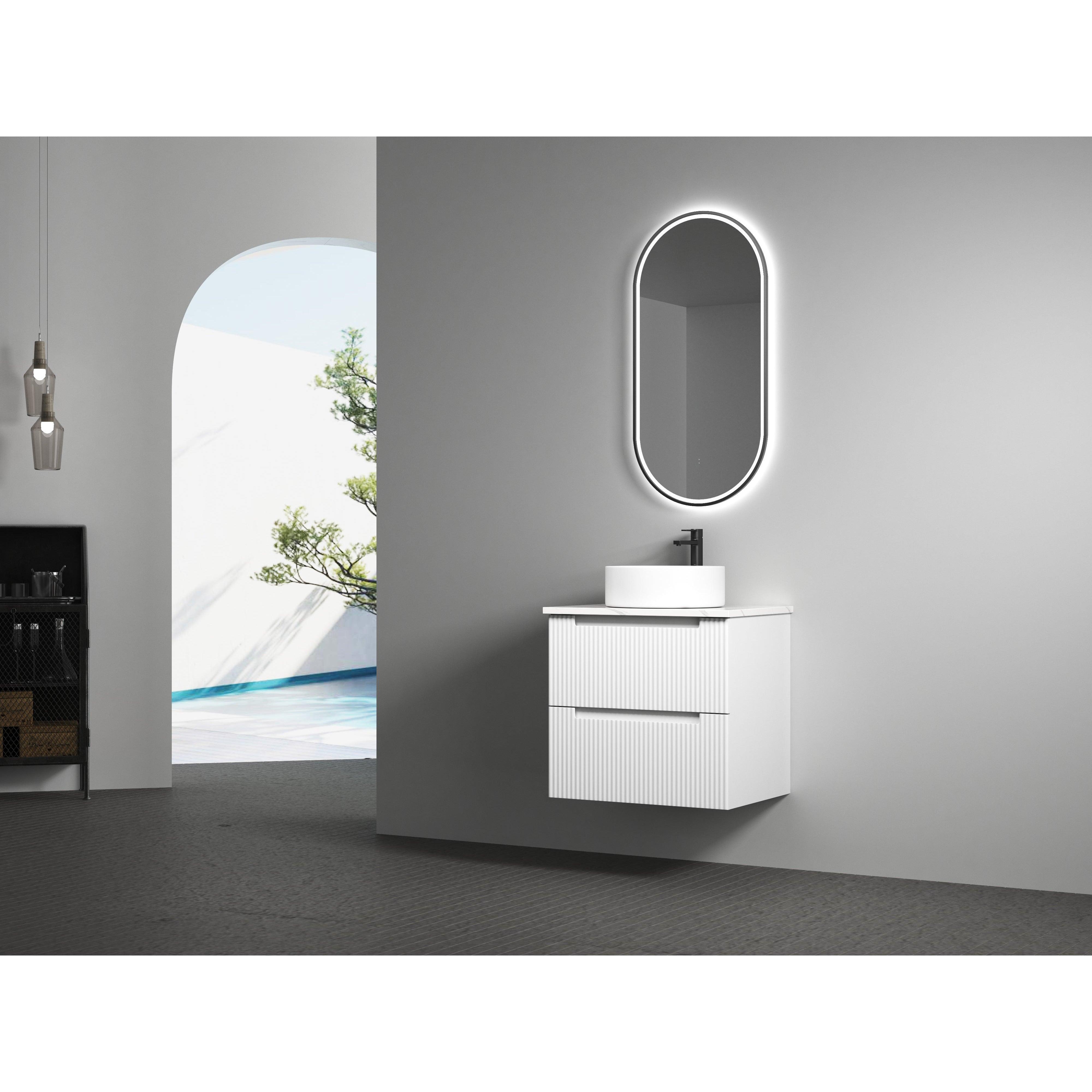 Aulic Beau Monde Oblong Led Mirror - Burdens Plumbing