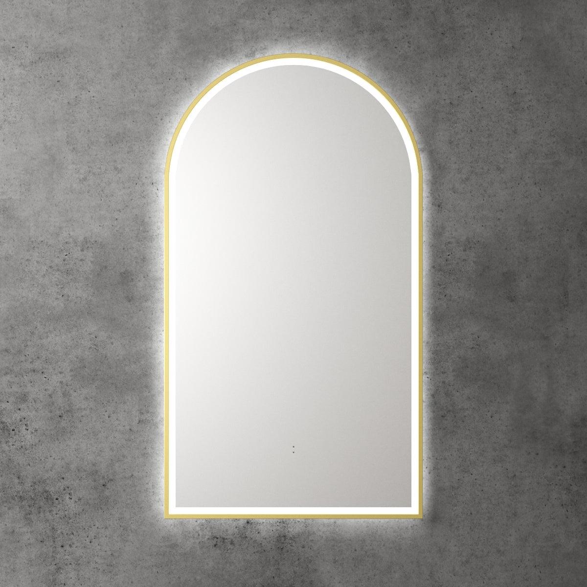 Aulic Canterbury Arch Led Mirror 500X900X30mm - Burdens Plumbing