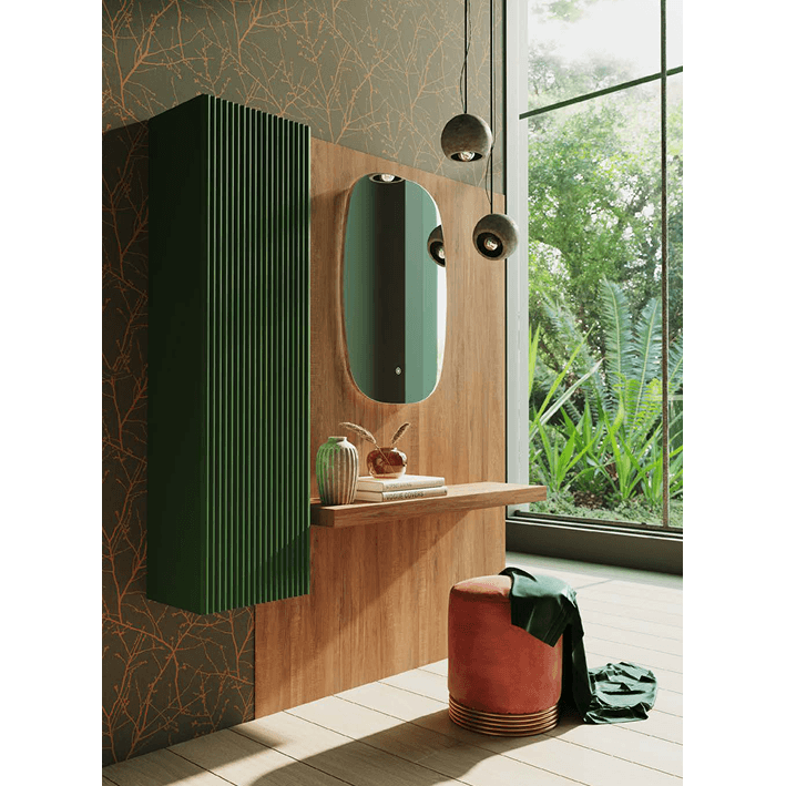 Belbagno Q-Line Backlit Led Mirror 90Cm X 58Cm - Burdens Plumbing
