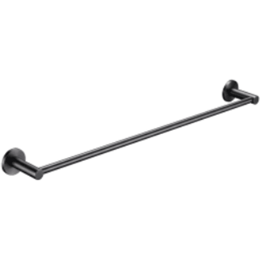 Bella Vista Mica Single Towel Bar 600mm Gun Metal