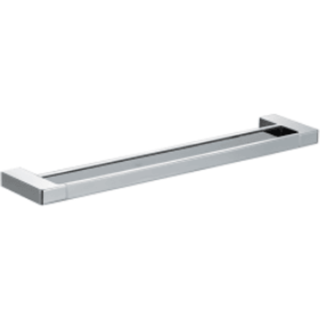 Bella Vista Milos Double Towel Rail 400mm Chrome
