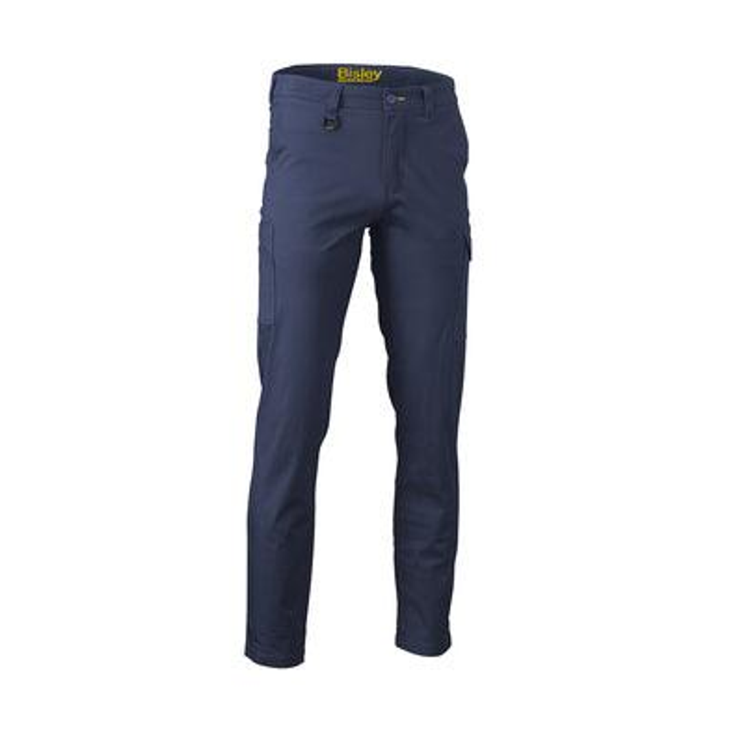Bisley Stretch Cotton Drill Cargo Pant Navy