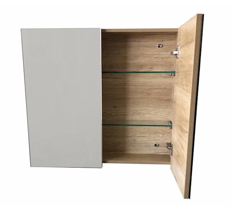 Castano Florence 900 Mirror Door Shaving Cabinet Oak - Burdens Plumbing