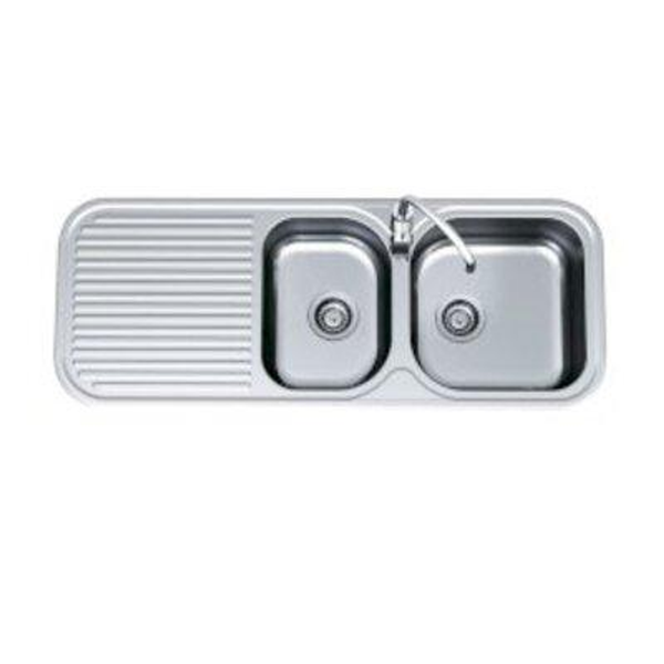 Clark S/S Sink Advance 2503F 1230X480 1 3/4 Bowl 1 Tap Hole Right