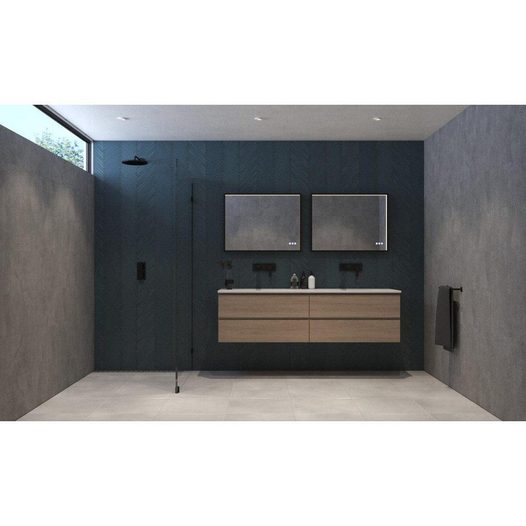 Euro Mirror Röek Black Led Mirror