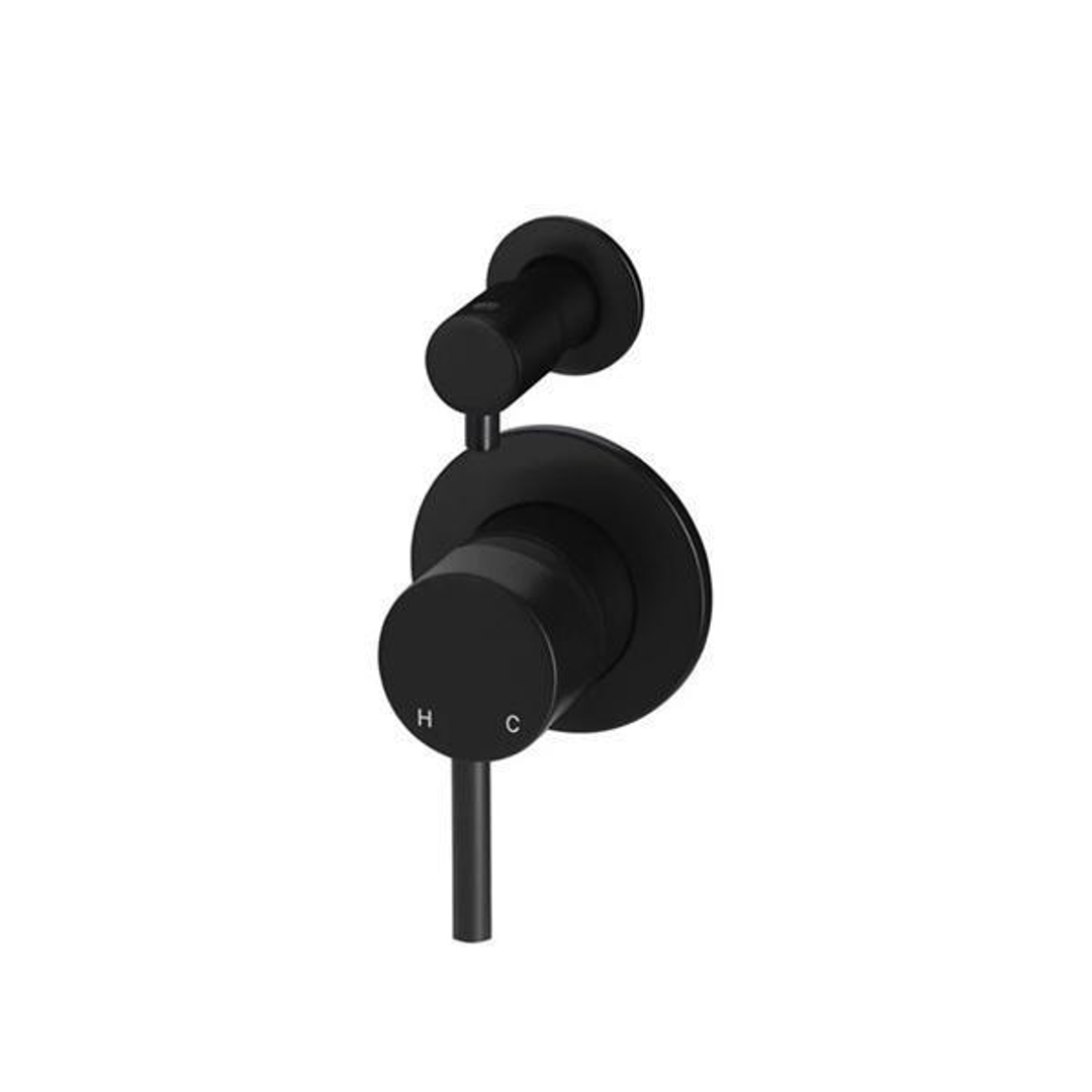 Meir Round Diverter Mixer - Matte Black