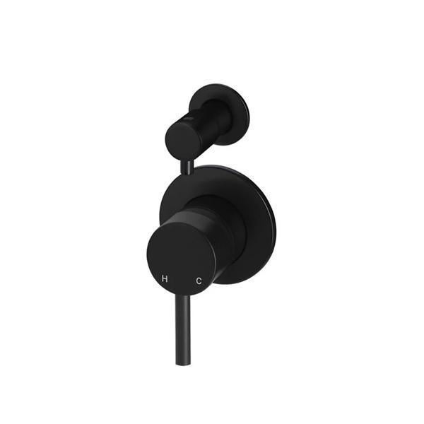 Meir Round Diverter Mixer - Matte Black - Burdens Plumbing