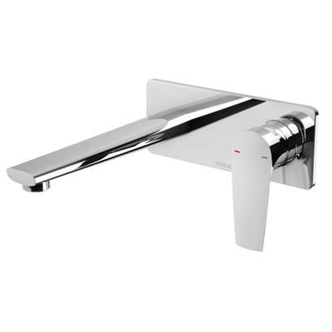 Phoenix Arlo Wall Basin / Bath Mixer Set 200mm Trim Kit Only Chrome 151-7812-00