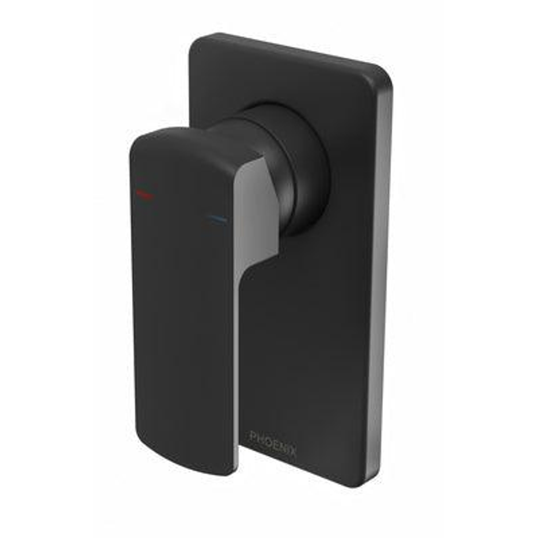 Phoenix Teva Shower / Wall Mixer Trim Kit Only Matte Black 152-7805-10