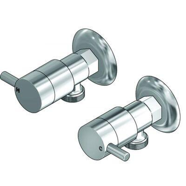 Ram Park Pin Lever Washing Machine Cock (Each) Chrome