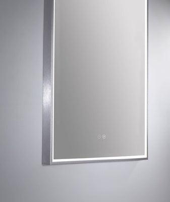 Remer Arch 500D Brushed Nickel Led Mirror 510H X 910W X 40D Ar50D-Bn - Burdens Plumbing