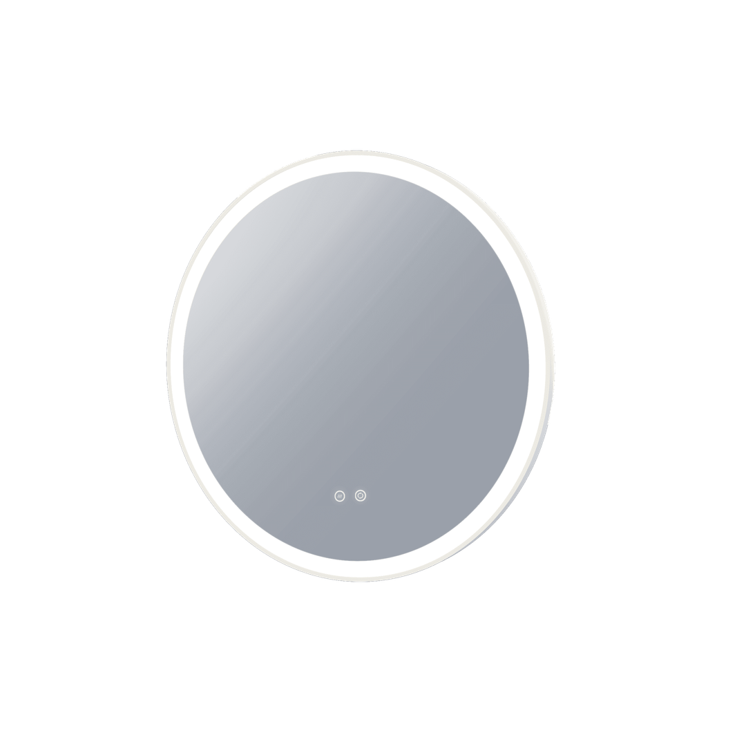 Remer Eclipse 800 White Led Mirror 800W X 800H X 33D E80D-Mw