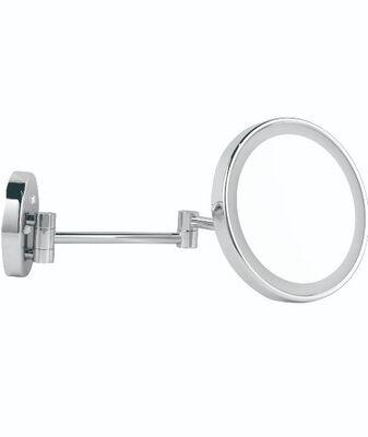 Remer Illusion Chrome Led Mirror On Swivel Arm - Burdens Plumbing