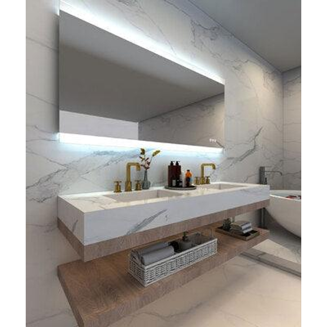 Remer Miro Premium Led Mirror With Bluetooth Speaker - 750W X 900H X 61D