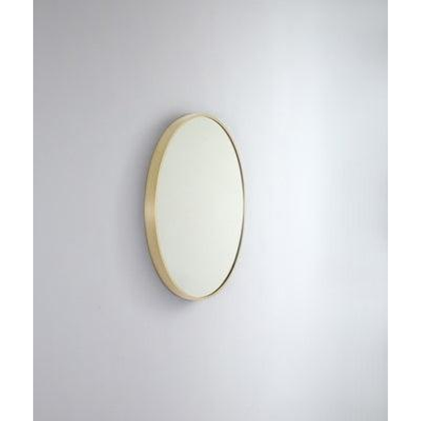 Remer Modern Round 610W X 610H X 40D - Brushed Brass