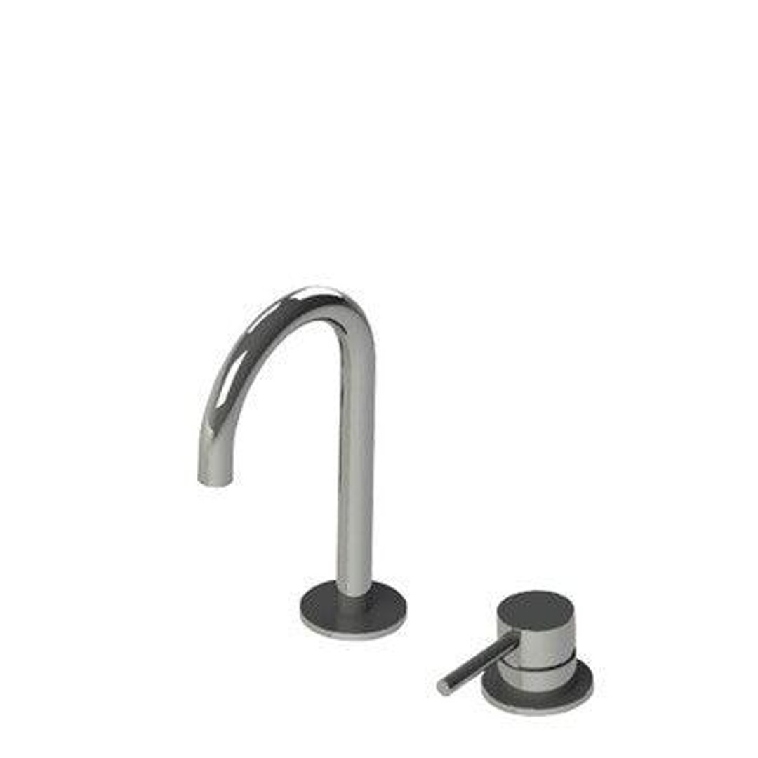 Streamline Axus Pin Lever 2 Hole Basin Mixer Brushed Nickel