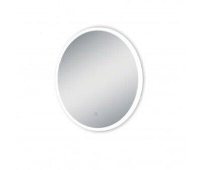 Streamline Plaza-N Round Mirror 850mm Led Side Lit Frosted Pz06230 - Burdens Plumbing