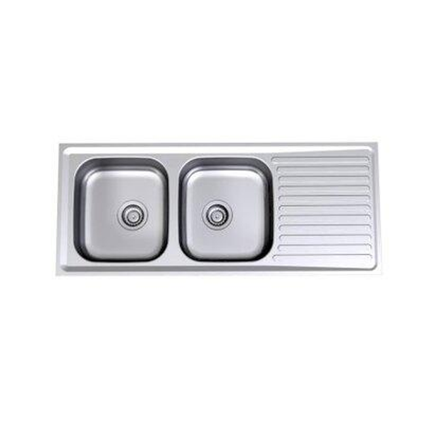 Stylus Radiant 1200mm 1.75 End Bowl Sink R175-Mk2 1 Tap Hole Left Hand