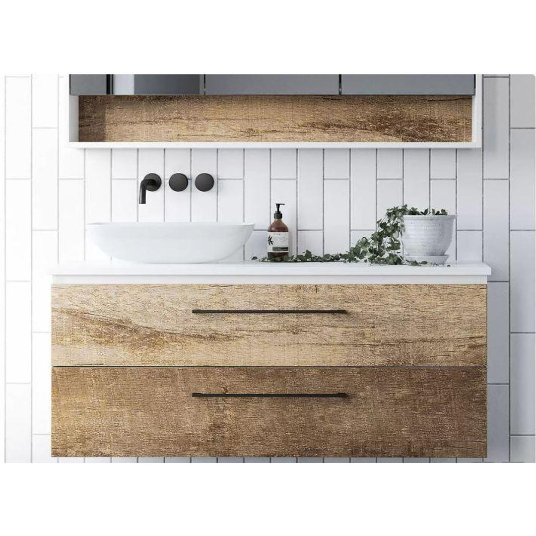 TIMBERLINE BILLIE 600MM WALL HUNG VANITY SILK SURFACE TOP A/U BASIN