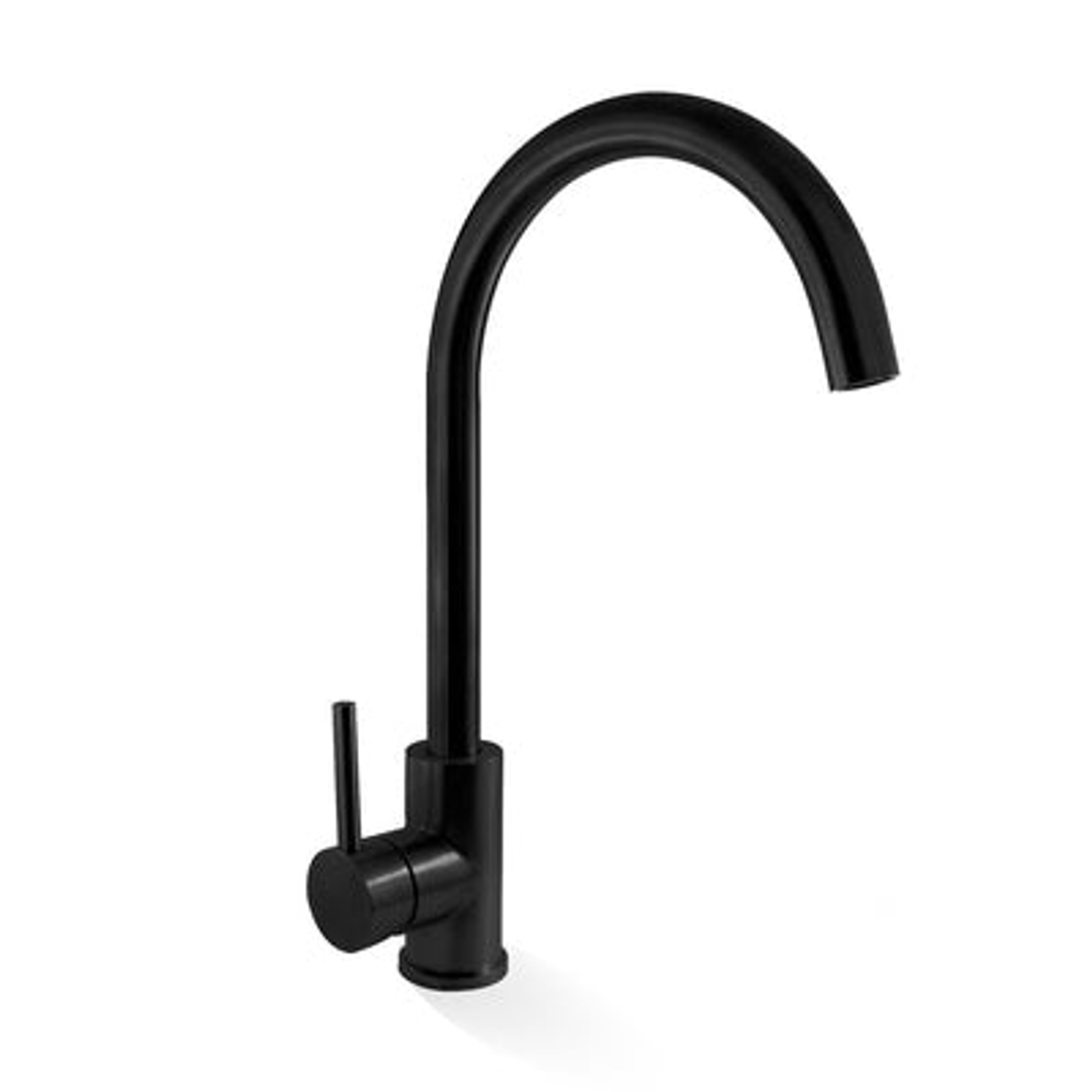 Linkware Elle Project Sink Mixer 304 Matte Black Sst874Bk