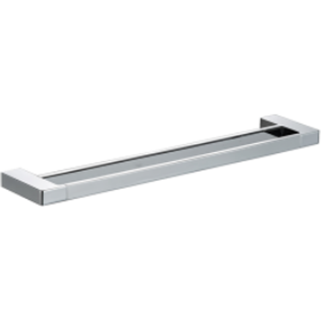 Bella Vista Milos Double Towel Rail 800mm Chrome