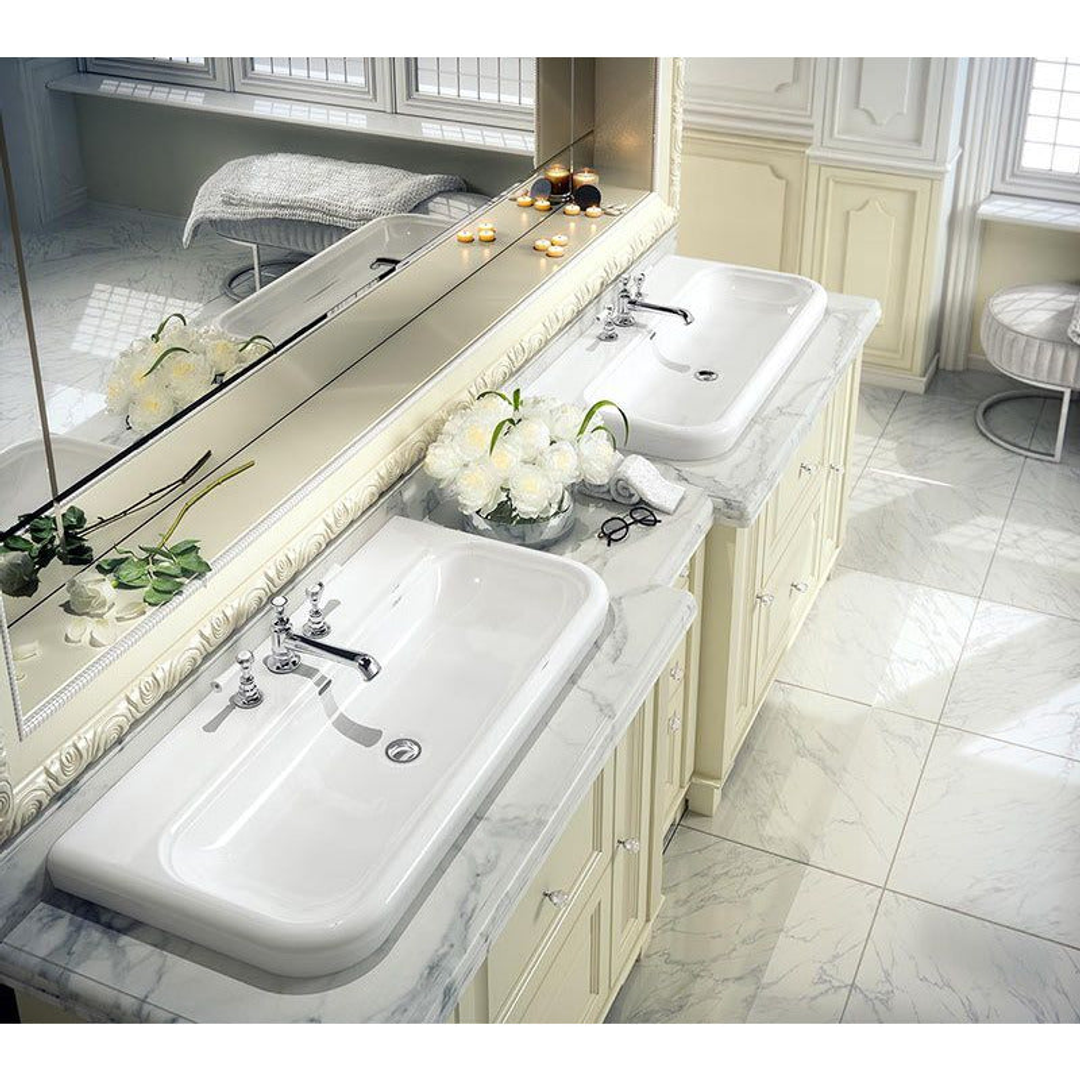 Victoria+Albert - Lario 100 Solo - Recessed Basin - White