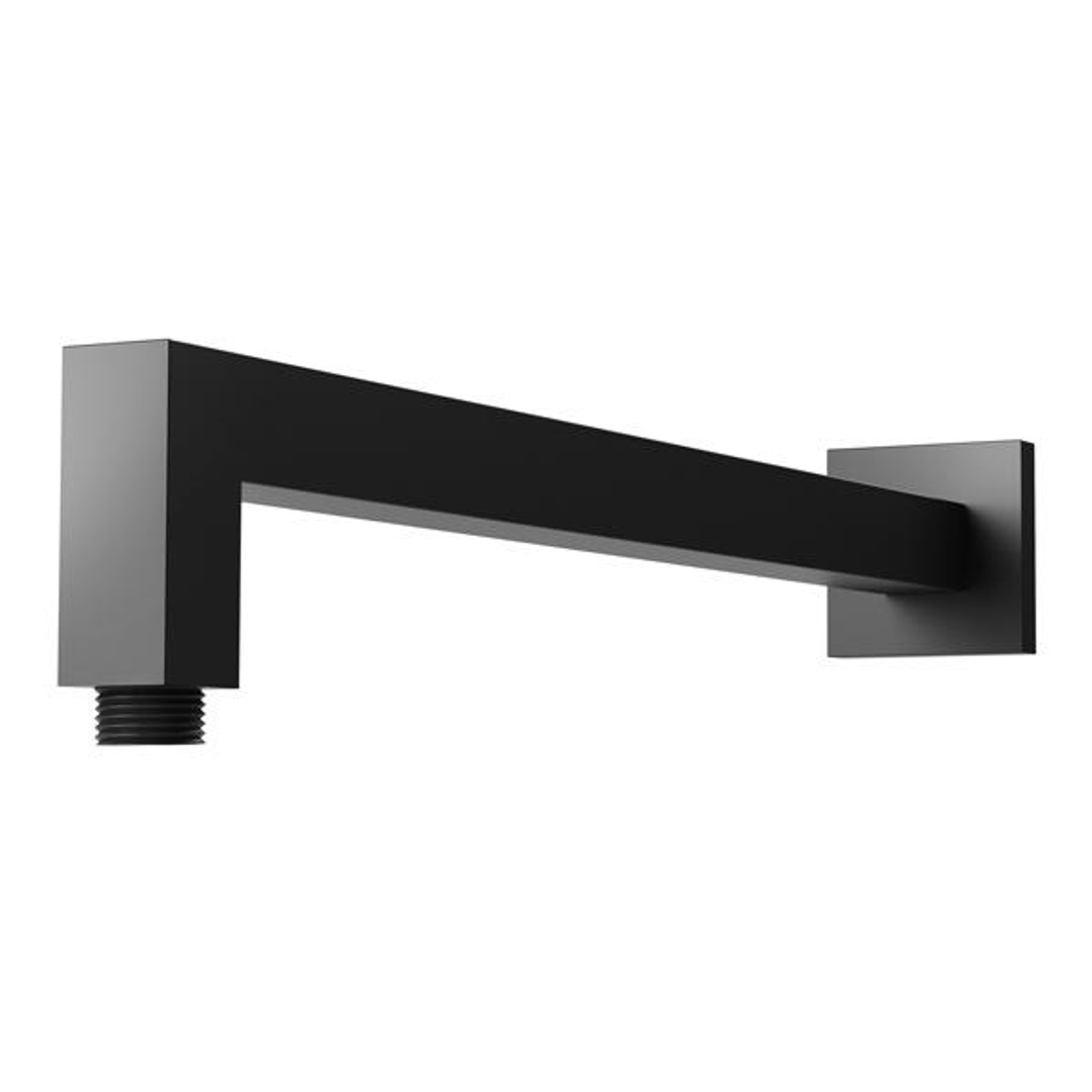 Phoenix Lexi Shower Arm Only 400mm Square Matt Black Le6000-10