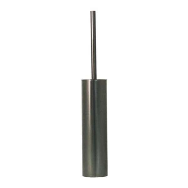 Streamline Arcisan Round Wall/Floor Toilet Brush Holder Brushed Gun Metal