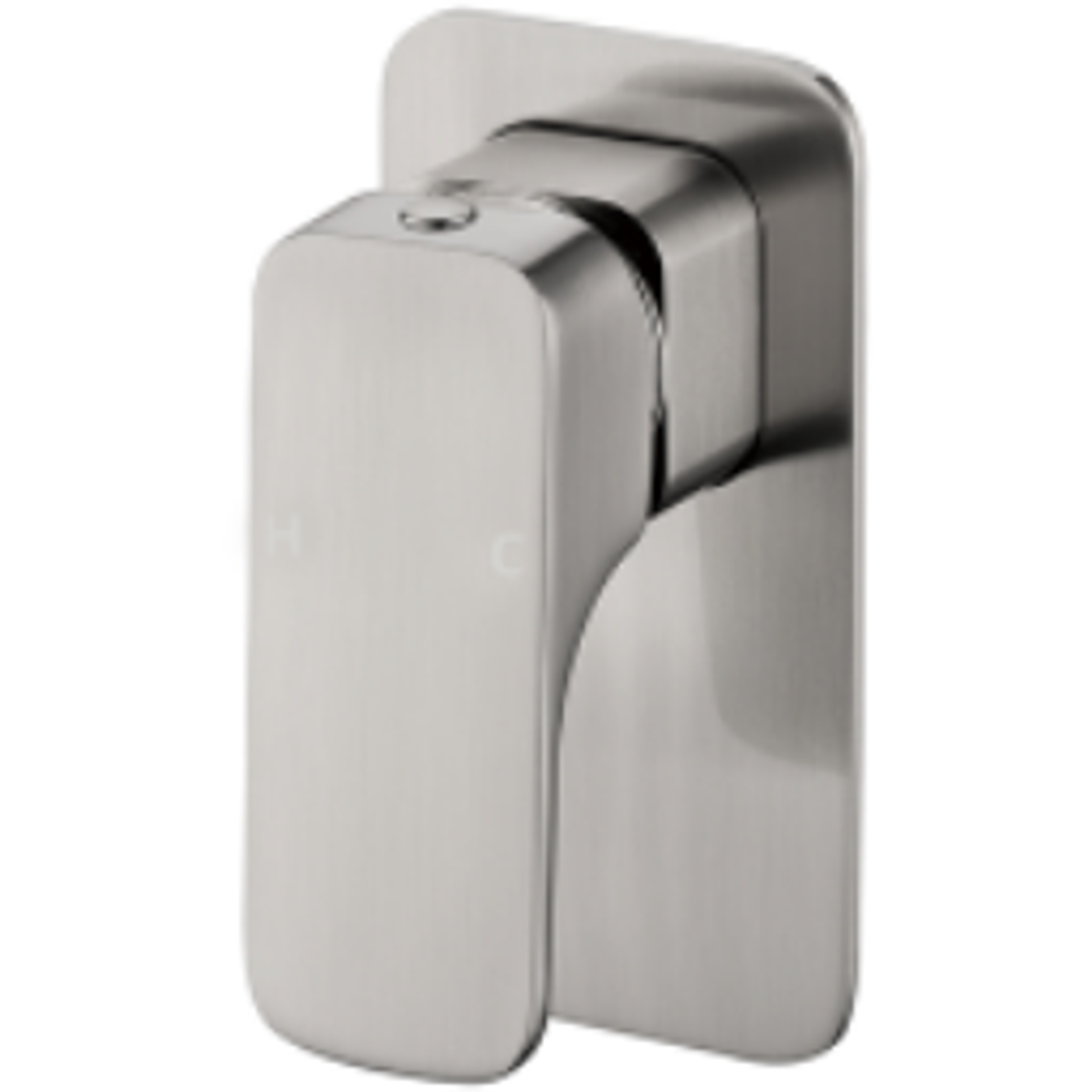Bella Vista Chaser Shower/Bath Mixer With Diverter Brushed Nickel