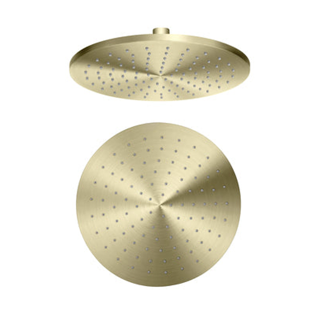 Aquas Air Brass Overhead Shower Brushed Gold