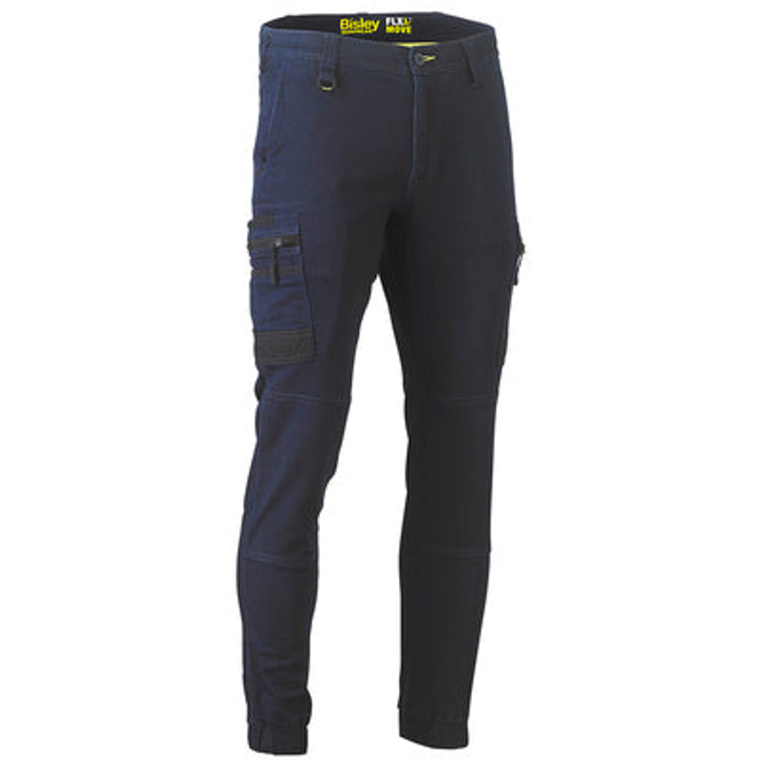 Bisley Flex & Move Stretch Cargo Cuff Pant Navy