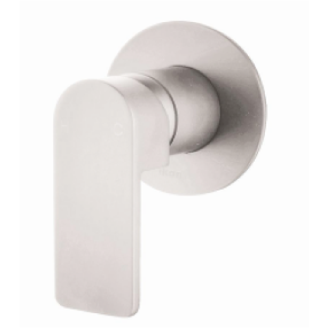 Bella Vista Ikon Flores Wall Mixer Brushed Nickel