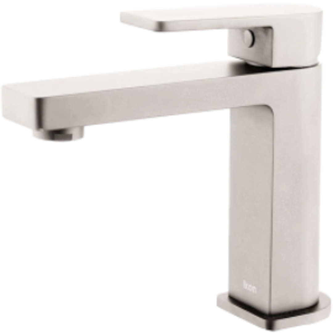 Bella Vista Ikon Flores Basin Mixer Brushed Nickel