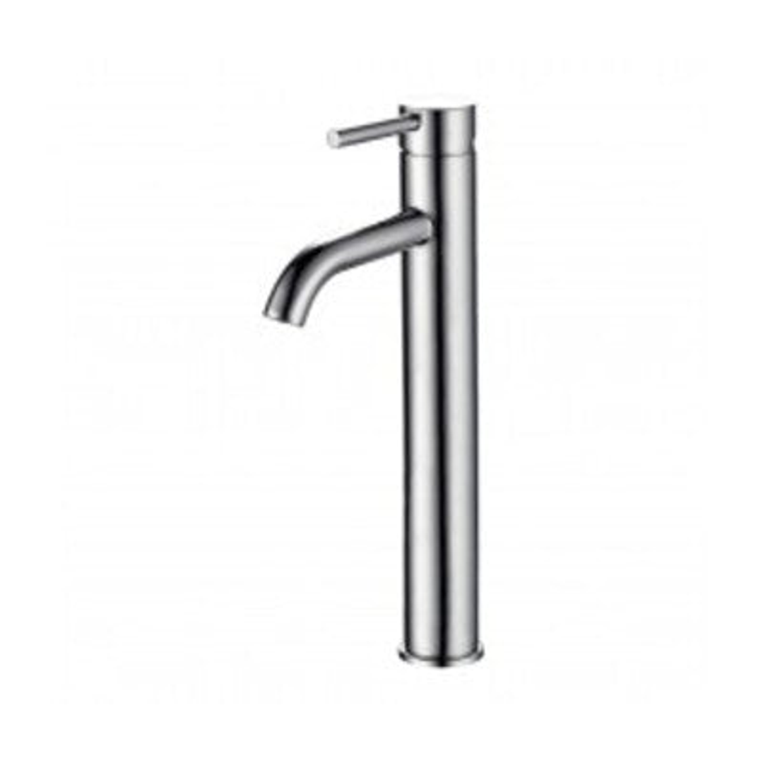 Streamline Axus Pin Lever Ext Height Basin Mixer Chrome