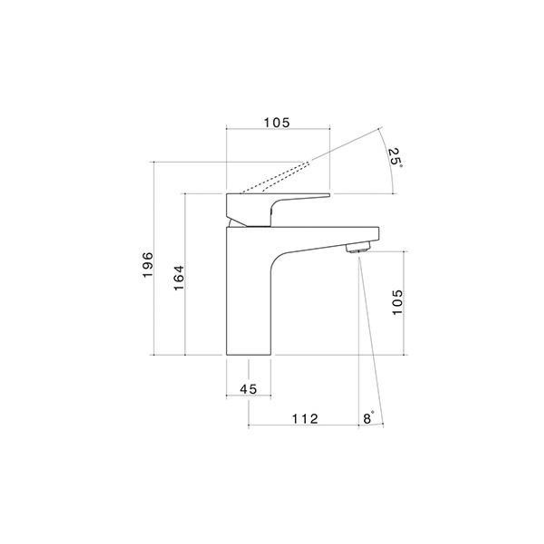 Caroma Track Basin Mixer