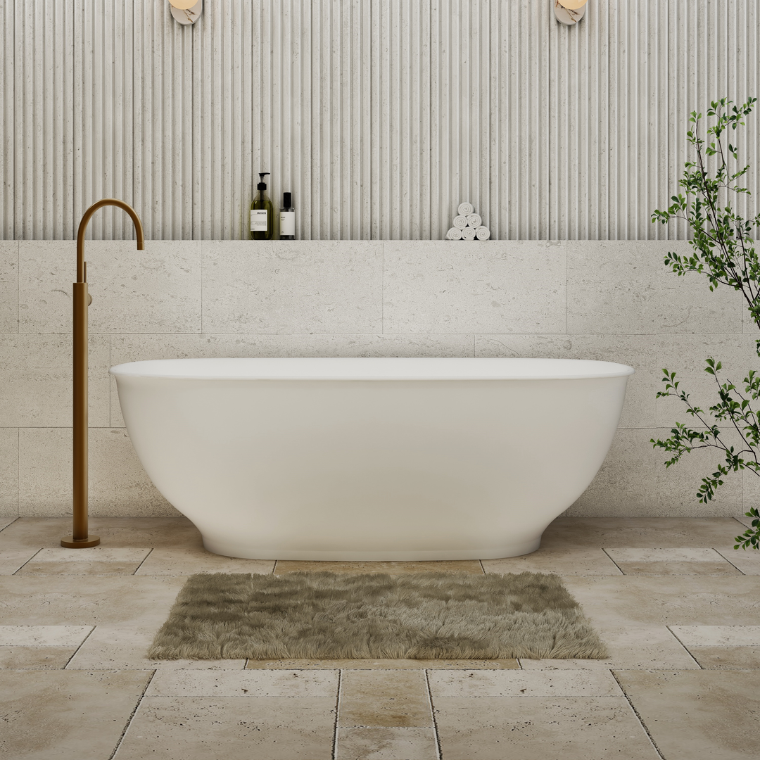 Cassa Design Hampton Bath Matte White 1700mm